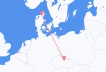 Flights from Aalborg, Denmark to Pardubice, Czechia