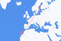 Flyg från Ajuy till Mariehamn