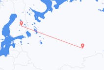 Vuelos de Ekaterimburgo, Rusia a Kuopio, Finlandia