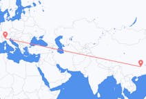 出发地 中国出发地 长沙市目的地 意大利米蘭的航班