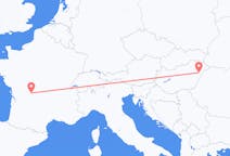 Flyrejser fra Debrecen, Ungarn til Limoges, Frankrig