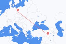 Flights from Batman, Turkey to Zielona Góra, Poland