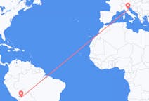 Flights from La Paz, Bolivia to Forli, Italy