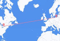 Flyg från Toronto till Gdansk