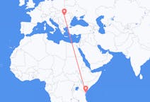 Flyrejser fra Ukunda, Kenya til Cluj-Napoca, Rumænien