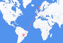 Flyrejser fra Londrina, Brasilien til Stavanger, Norge