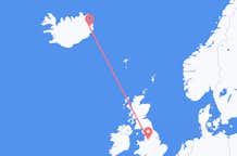 아이슬란드 에질스타디르에서 출발해 영국 맨체스터로(으)로 가는 항공편