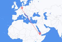 Flights from from Semera to Frankfurt