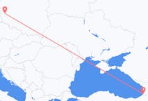 Flyreiser fra Batumi, Georgia til Zielona Góra, Polen