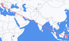 Flights from Kendari, Indonesia to Ancona, Italy