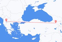 来自北马其顿奥赫里德目的地 土耳其卡爾斯的航班