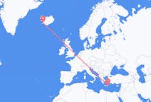 Flights from Sitia to Reykjavík