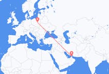 Flyrejser fra Ras al-Khaimah, De Forenede Arabiske Emirater til Warszawa, Polen