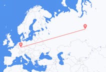 Flyg från Nizjnevartovsk till Frankfurt