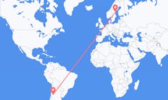 Flights from San Juan, Argentina to Sundsvall, Sweden