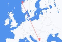 Flyreiser fra Skopje, Nord-Makedonia til Volda, Norge