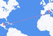 Flyreiser fra Útila, Honduras til Cagliari, Italia