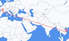 Flights from Qui Nhơn, Vietnam to Carcassonne, France