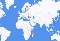 Flyrejser fra Antananarivo, Madagaskar til Jyväskylä, Finland