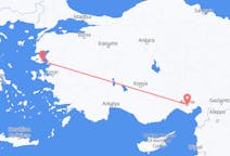 Loty z Mitylena, Grecja do Adana, Turcja