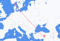 Flights from Kahramanmaraş, Turkey to Aalborg, Denmark