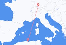 Flyg från Béjaïa, Algeriet till Friedrichshafen, Tyskland