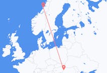 Flyg från Oradea till Rørvik