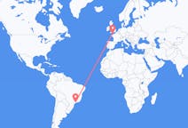 Vluchten van São Paulo, Brazilië naar Guernsey, Guernsey