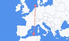Flyreiser fra Béjaïa, Algerie til Groningen, Nederland