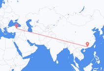 Flyreiser fra Guangzhou, Kina til Sivas, Tyrkia