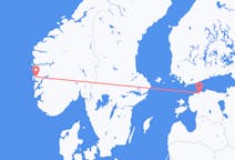 Flights from Tallinn in Estonia to Bergen in Norway
