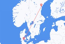 Flyrejser fra Sønderborg, Danmark til Sundsvall, Sverige