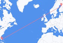 Flüge von Fort Lauderdale, die Vereinigten Staaten nach Oulu, Finnland