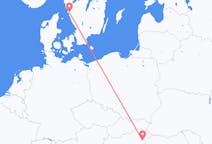 Flyg från Debrecen, Ungern till Göteborg, Sverige