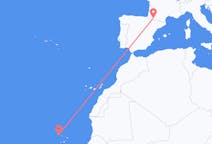Flyg från São Vicente, Kap Verde till Lourdes (kommun i Brasilien, São Paulo, lat -20,94, long -50,24), Frankrike