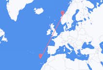 Voos de Molde, Noruega para Funchal, Portugal