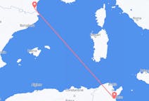 Flyreiser fra Enfidha, Tunisia til Perpignan, Frankrike