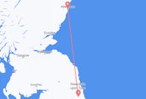 Flüge von Durham, England, England nach Aberdeen, Schottland