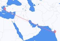 出发地 印度出发地 孟买目的地 希腊伊卡利亚岛的航班