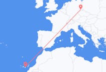 Vluchten van Las Palmas (ort i Mexiko, Veracruz, Tihuatlán), Spanje naar Dresden, Duitsland
