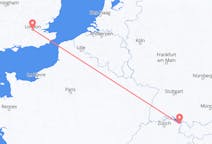 Flyreiser fra London, England til Thal, Sveits
