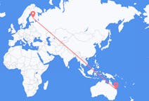 Flights from Bundaberg Region, Australia to Kuopio, Finland