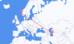 Flights from Türkmenbaşy to Stord
