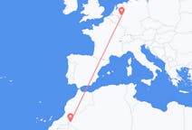 Flyrejser fra Tindouf, Algeriet til Düsseldorf, Tyskland