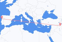 Flyg från Arbil, Irak till Porto, Portugal