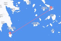 Flyreiser fra Kythera, Hellas til Mykonos, Hellas