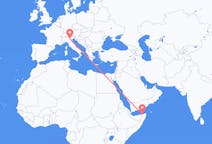 Flyg från Bosaso, Somalia till Verona, Italien