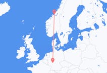 Fly fra Ørland til Frankfurt