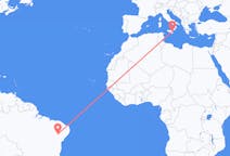 Flyrejser fra Petrolina, Brasilien til Catania, Italien