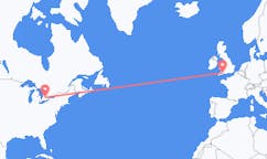 出发地 加拿大滑鐵盧前往英格兰的埃克塞特的航班
